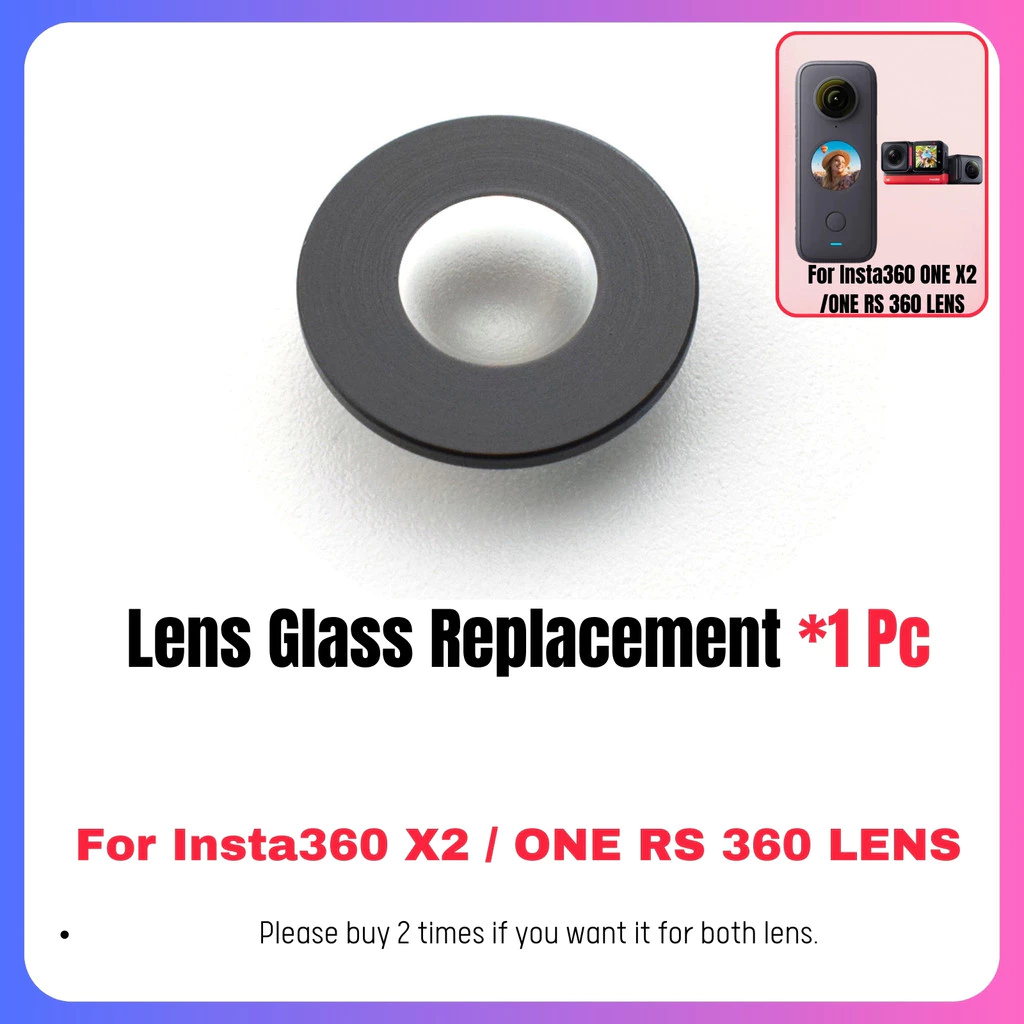 เลนส์สําหรับ Insta360 X4 X3 X2 360 เลนส์เปลี่ยนอะไหล่ซ่อมแหวนสําหรับ Insta 360 X4 X3 ONE X2 ONE RS อุปกรณ์เสริม thumbnail 6