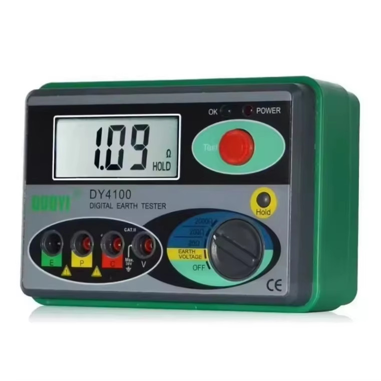 DuoYi DY4100 Megohmmeter 0-2000 Ohm Ground Resistance Tester Earth Surface Meters อุปกรณ์