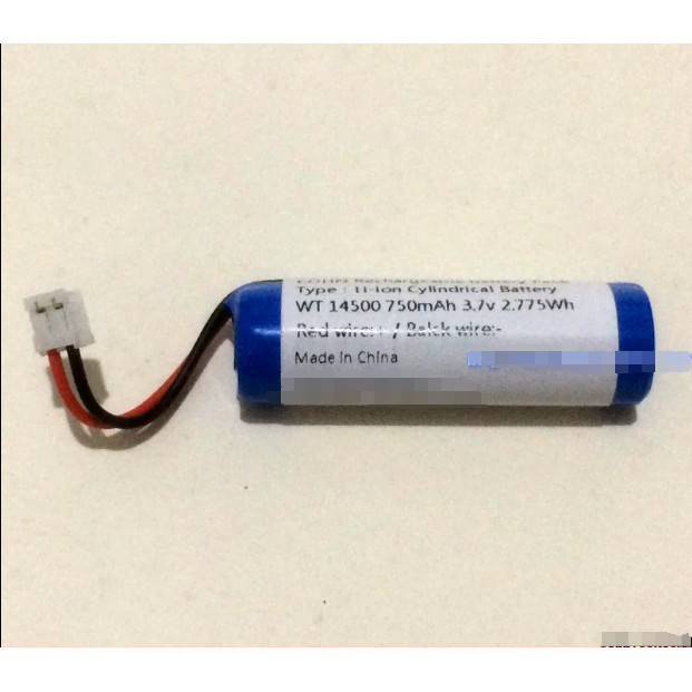 K1 WT 14500 750mAh 3.7v 2.775 Wh 53x15mm ไฟฉาย Wanda แบตเตอรี่เฉพาะ