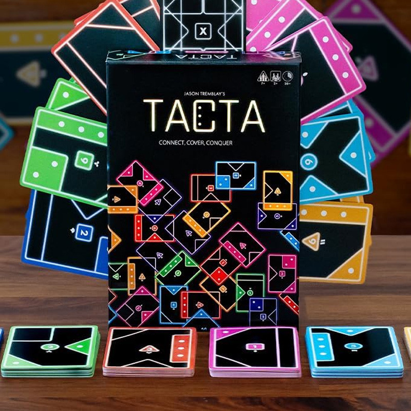 TACTA การ์ดเกม Fast-Paced Strategic Shape Matching Party Game 2-7 ผู้เล่น