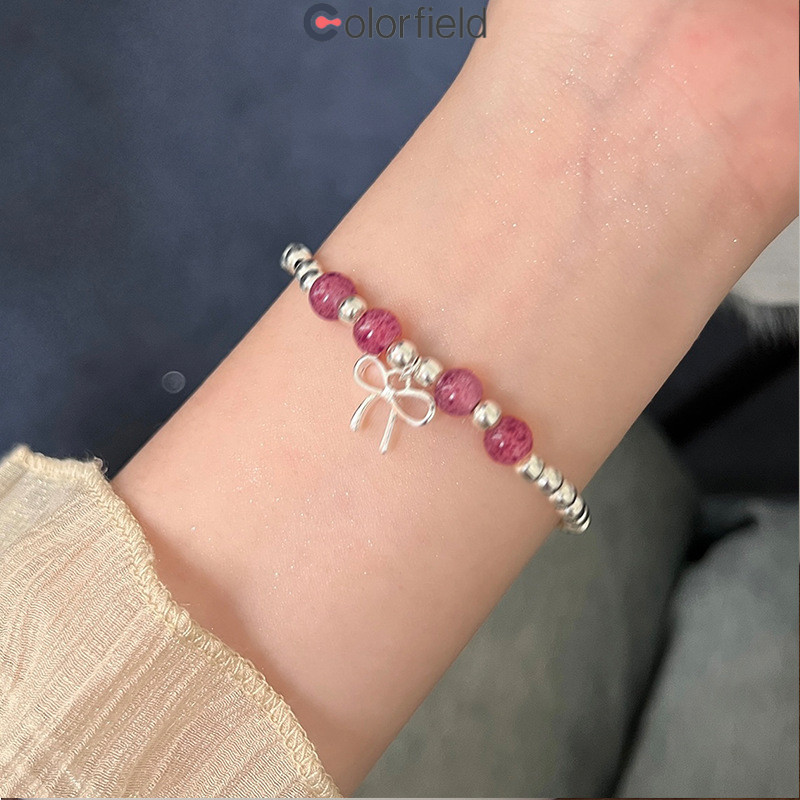 Colorfield กำไลข้อมือสองชั้นรูปหัวใจสำหรับผู้หญิง ดีไซน์เรียบง่าย อ่อนโยน น่ารัก-COD💖 - รูปที่ 2