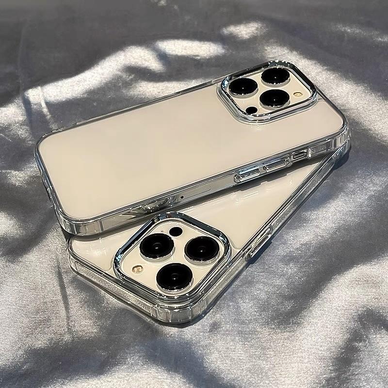 เคสโทรศัพท์คุณภาพพรีเมียม ใช้ได้กับ iPhone 17 Air/16Pro,15ProMax,13/14Plus/12/11Max เคสเรียบ นุ่ม และกันกระแทกได้ดี