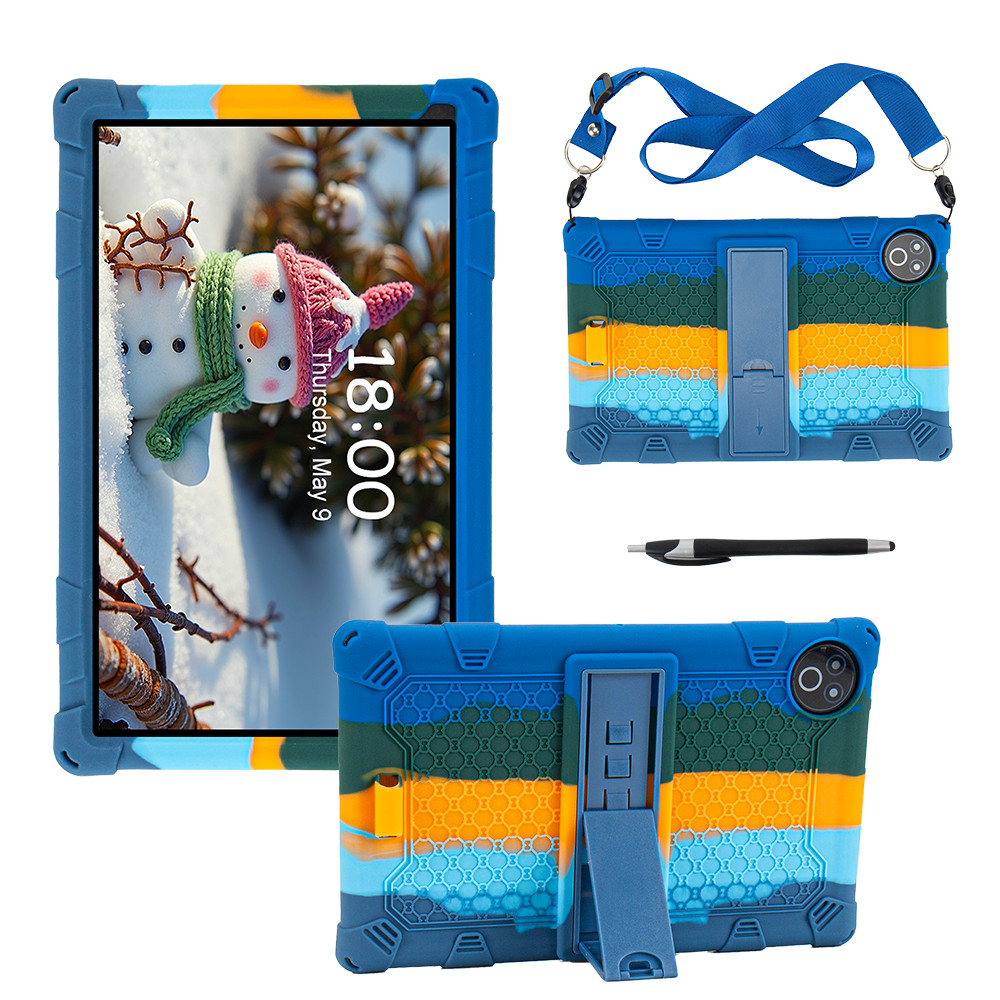 สําหรับ Evermyth KB1001 10.1 นิ้ว 5G สําหรับ Android 1 KB1004 หนา Anti-drop ขาตั้งซิลิโคนแท็บเล็ตสาย