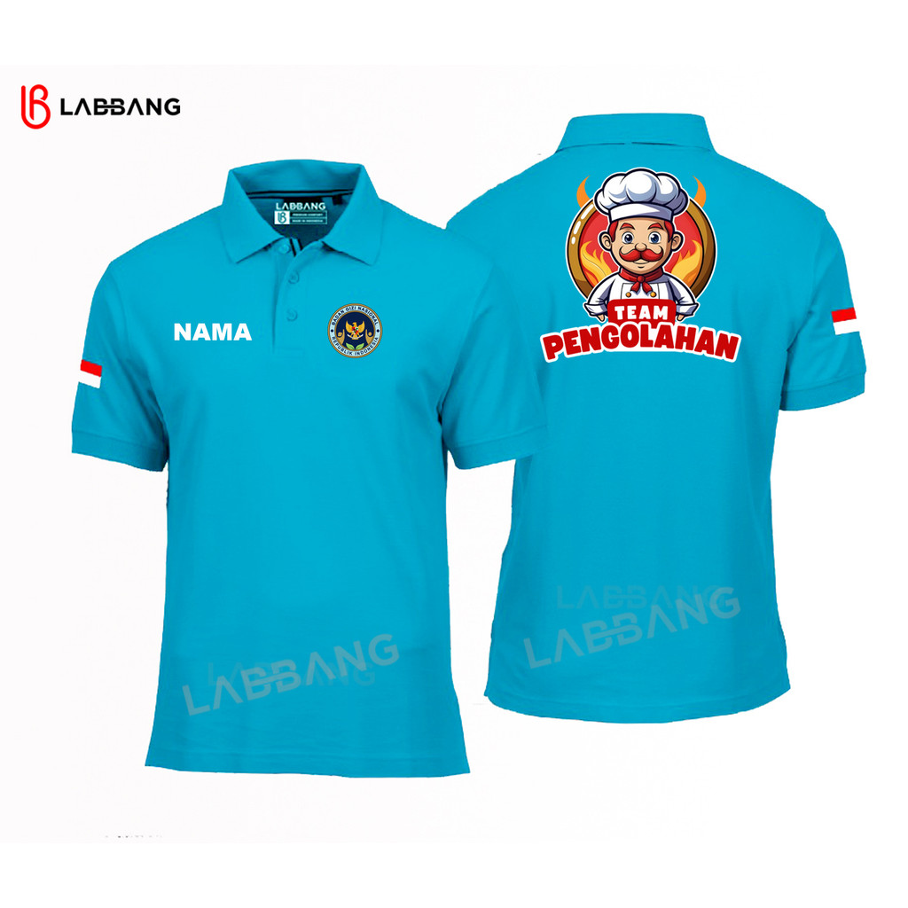 เสื้อโปโล TEAM SPPG BGN PROCESSING MBG Program เสื้อคอปกสําหรับบุรุษและสตรี