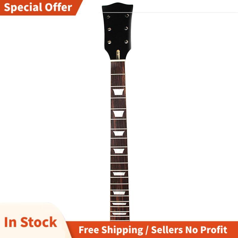 คอกีตาร์ไฟฟ้า 1 ชิ้นสําหรับชิ้นส่วน Lp Maple Rosewood 22 Fret