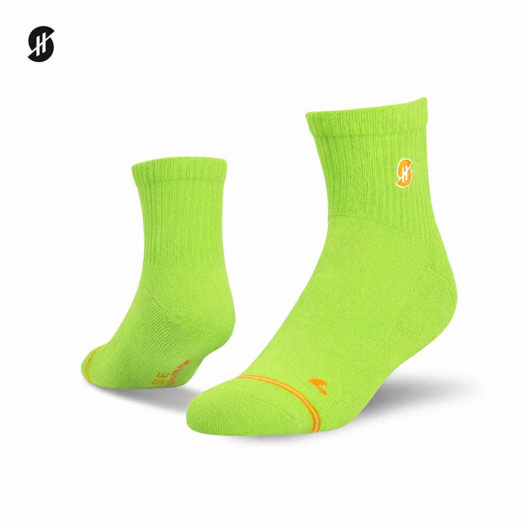 Stayhoops ถุงเท้าข้อเท้าธรรมดาสําหรับผู้ชายและผู้หญิง - Active Volt Green