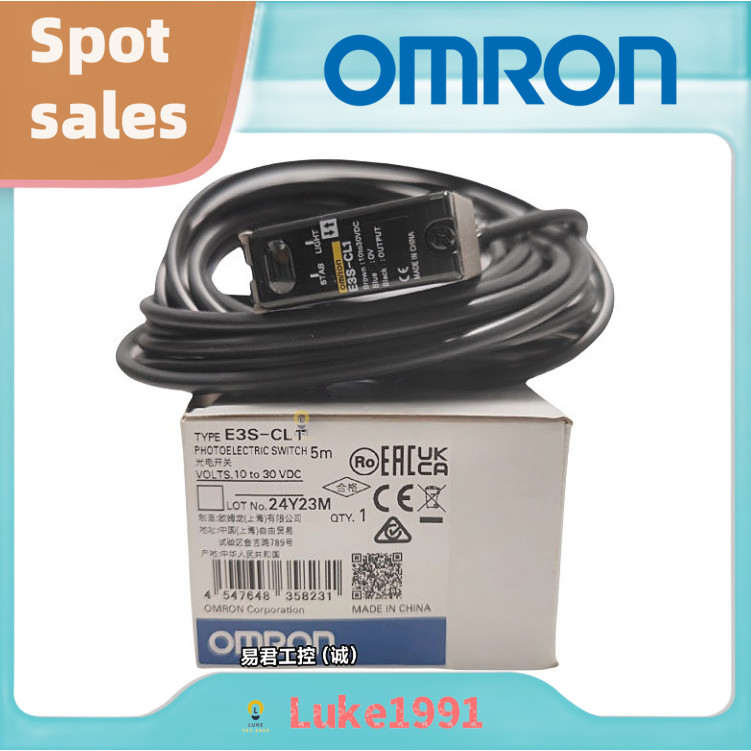 Omron โฟโตอิเล็กทริคสวิตช์เซ็นเซอร์ E3S-CL1 CL2 E3S-R11 R12 E3S-S50 DCN21