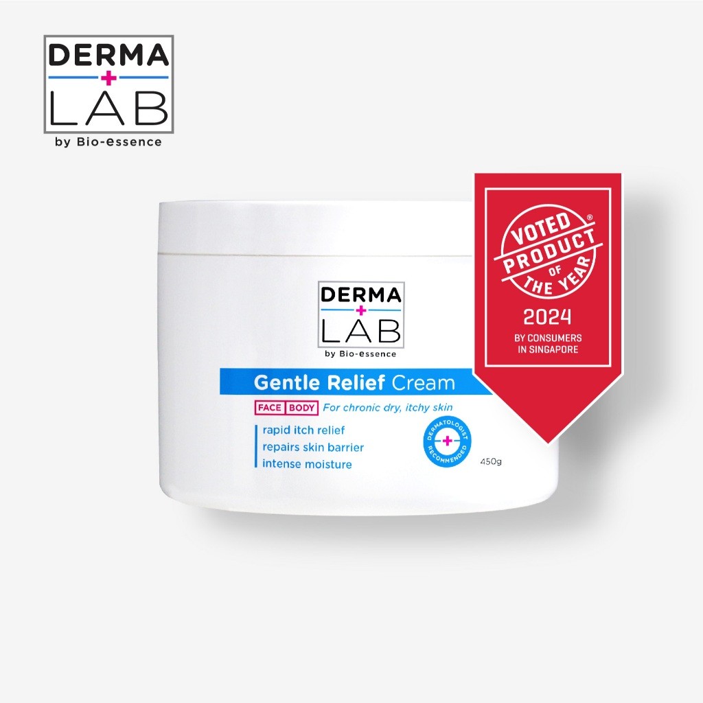 DERMA LAB Gentle Relief Cream 100g/450g/100g - เพิ่มระดับความชื้นสําหรับผิวกลาก