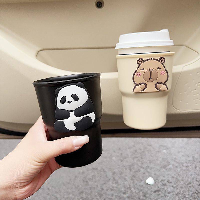 【Ready Stock】 Car Car Door Trim Storage Box Car Seat Back Mobile Phone Placement Water Cup Holder 9Z