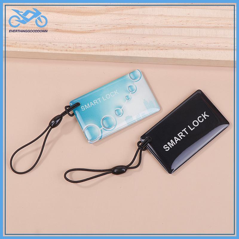 EVER 10 ชิ้น 13.56Mhz IC Card Tuya TTlock BLE อิเล็กทรอนิกส์สมาร์ทล็อคประตูดิจิตอลสมาร์ทลายนิ้วมือล็อคปลดล็อคการ์ด RFID ขนาดเล็ก TH