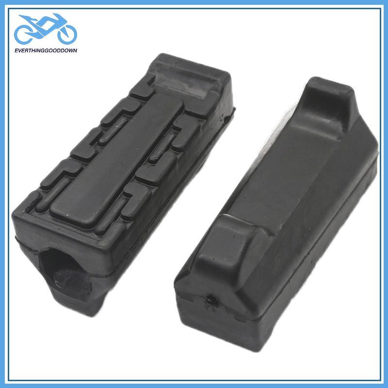EVER 1 คู่ยางด้านหน้าเหยียบ Footrest หมุดเท้าสําหรับ YBR 125 Repose Pieds Moto อุปกรณ์เสริมรถจักรยาน
