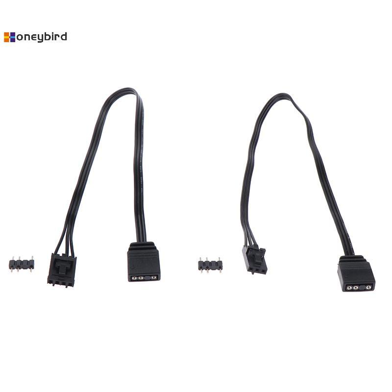 Kaleidoscope อะแดปเตอร์สําหรับ Corsair RGB ถึงมาตรฐาน ARGB 4Pin 3Pin อะแดปเตอร์เชื่อมต่อเรือโจรสลัด 