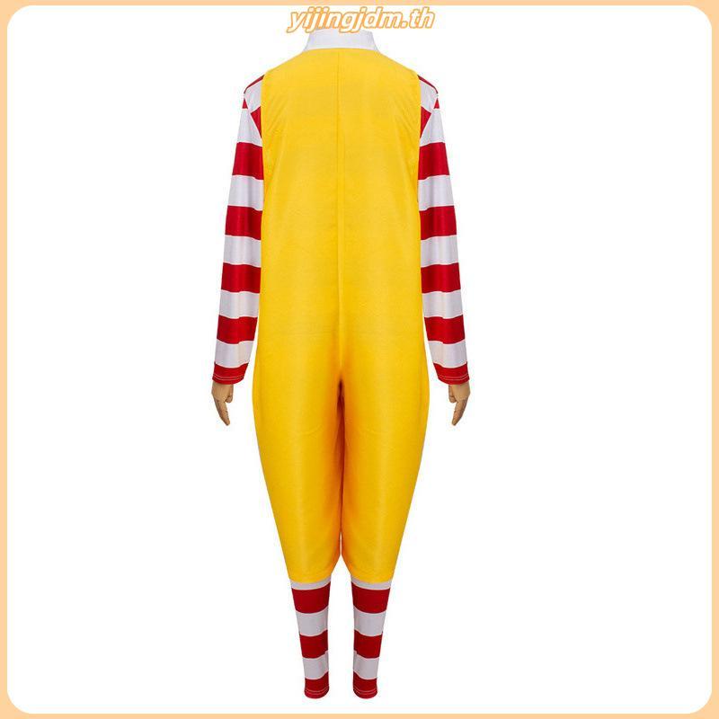 ชุดแมคโดนัลด์ คอสตูมแมคโดนัลด์ ชุดตัวตลก McDonald's Cosplay Costume, McDonald's Costume, Clown Costu