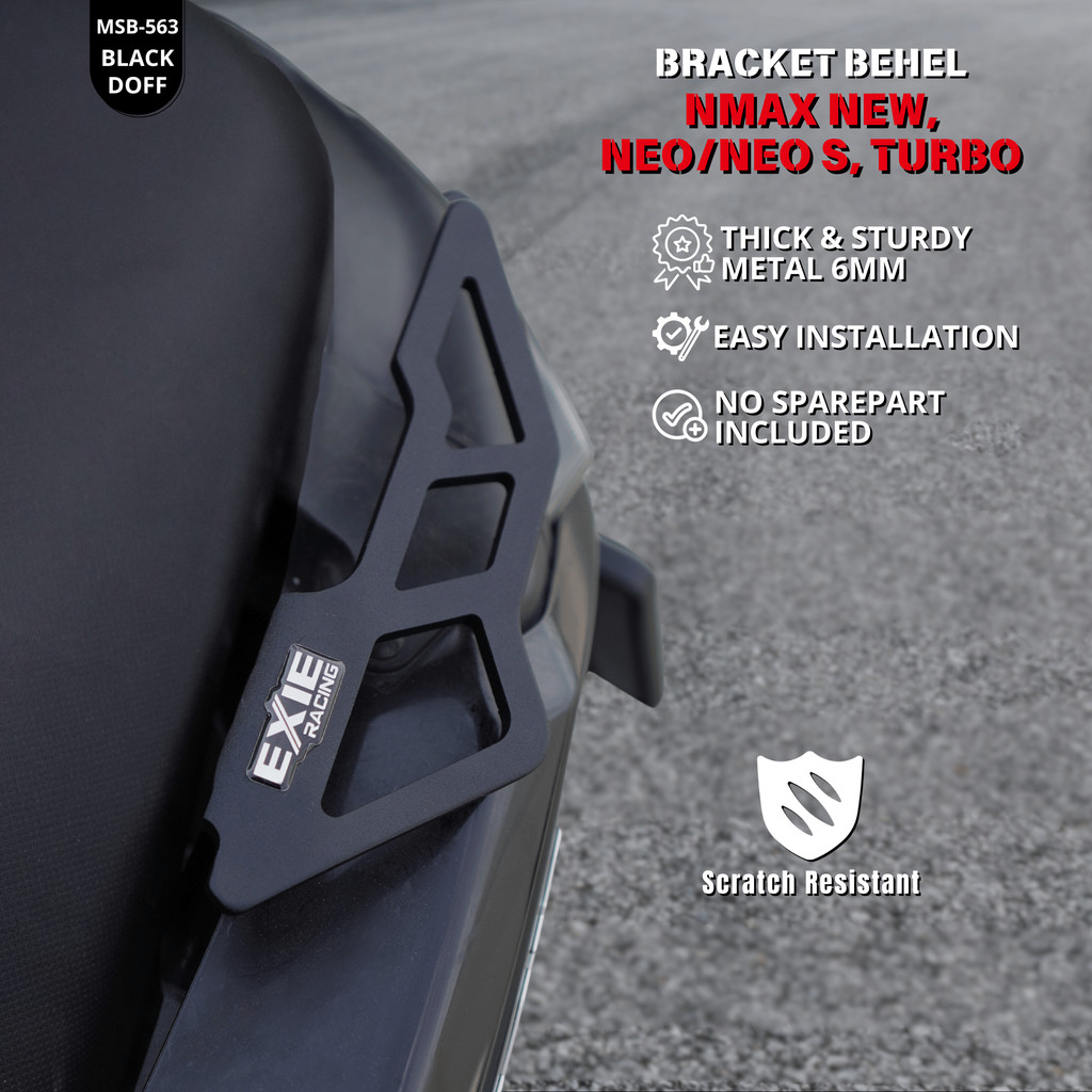 Exie Art Bracket ขายึดหลัง NMAX ใหม่ - ขายึดแตรด้านข้าง NMAX Neo Turbo