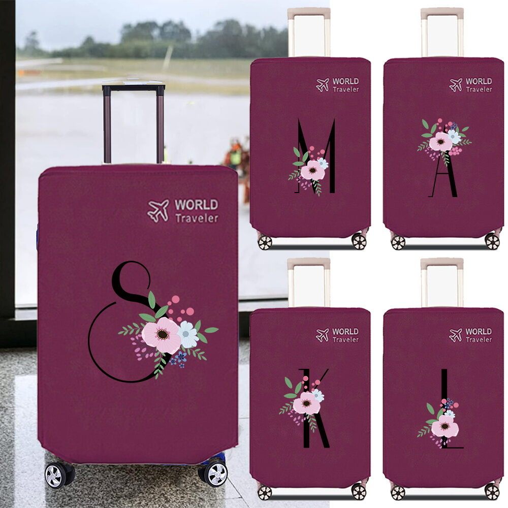 กระเป๋าเดินทางผ้าคลุมกันฝุ่น ผ้าคลุมกระเป๋าเดินทาง Luggage Cover 20-30 นิ้ว Fashionable