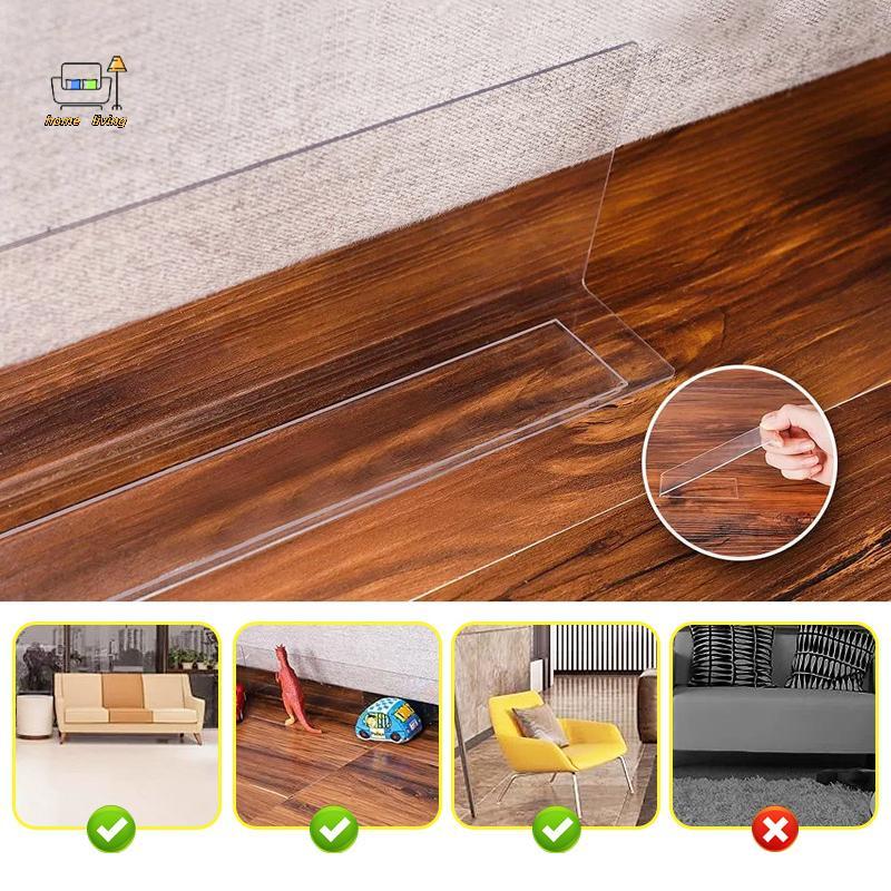 [Onw] Under Couch Bloer Clear กันน้ํา PVC Bloers ก้นเตียงสําหรับกันชน Guards เฟอร์นิเจอร์ Pet Baffle