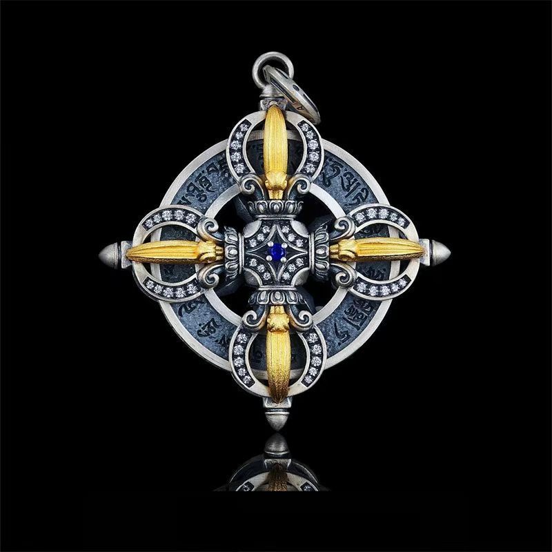 ทิเบต Niche จี้ Perseverance Vajra จี้อุปกรณ์เสริม Wenwan Hang Charm ที่ไม่ซ้ํากัน Extraordinary จี้