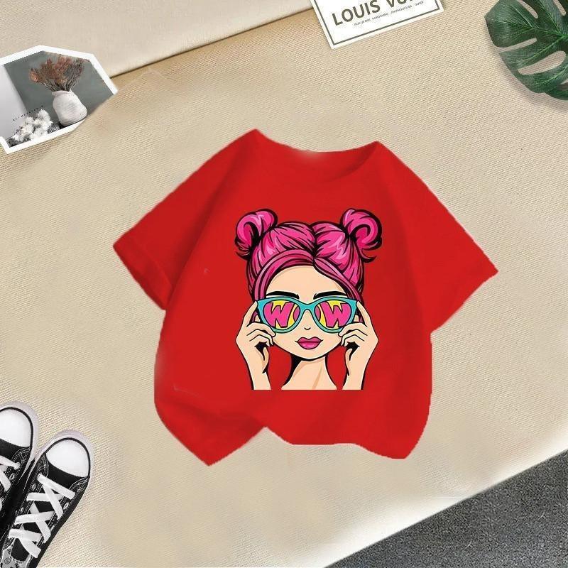 [COD] เสื้อยืดแขนสั้น แฟชั่นฤดูร้อน สําหรับเด็กผู้หญิง และเด็กผู้ชาย 100-150ซม. อายุ 3-12 ปี  เสื้อยืดเด ราคา ถูกที่สุด ดีลบีเคเค แกลเลอรีภาพที่ 7