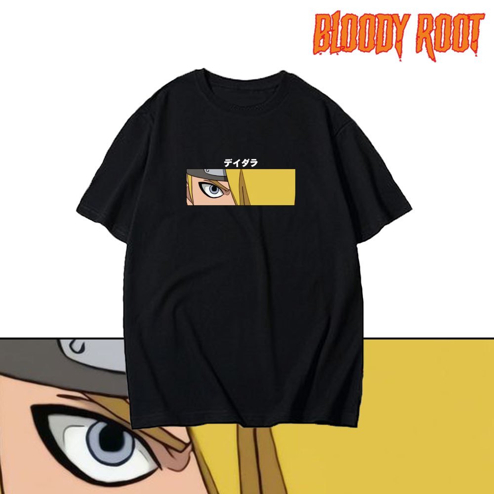 เสื้อยืด Deidara Akatsuki / เสื้อยืดอนิเมะ Naruto Shippuden