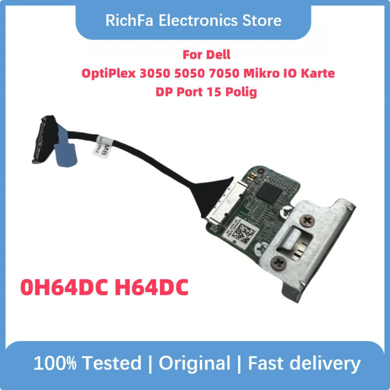ใหม่สําหรับ Dell OptiPlex 3040M 3050 5040 5050 7040 7050 Micro (MFF) DP พอร์ต DisplayPort I/O โมดูล 
