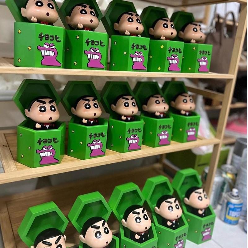 💍💎 Shinchan ขอเเต่งงาน โมเดลฟิกเกอร์ ชินจัง ของสะสม อนิเมะ กล่องแหวน - รูปที่ 7