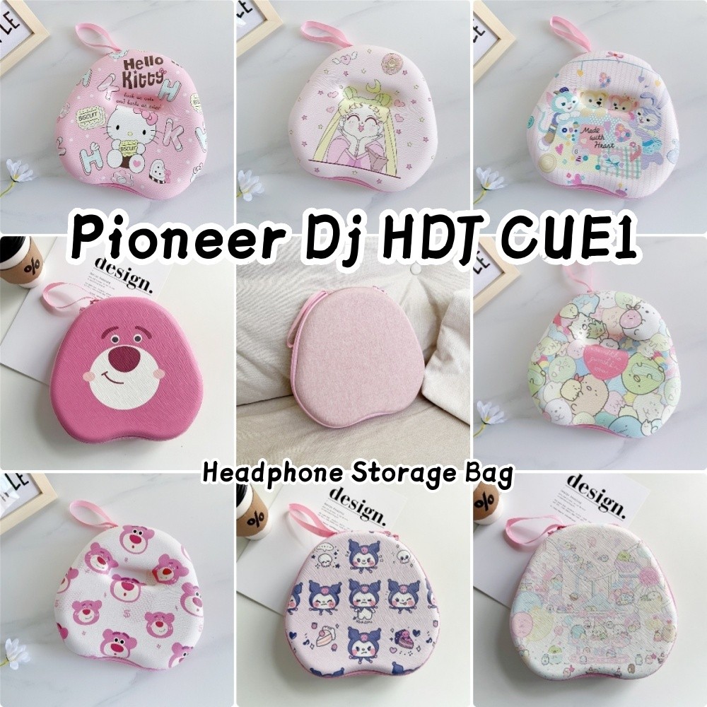 สต็อกพร้อม! สําหรับ Pioneer Dj HDJ CUE1 หูฟังกรณีการ์ตูนอินเทรนด์ชุดหูฟัง Earpads กระเป๋าเก็บ EVA ปล