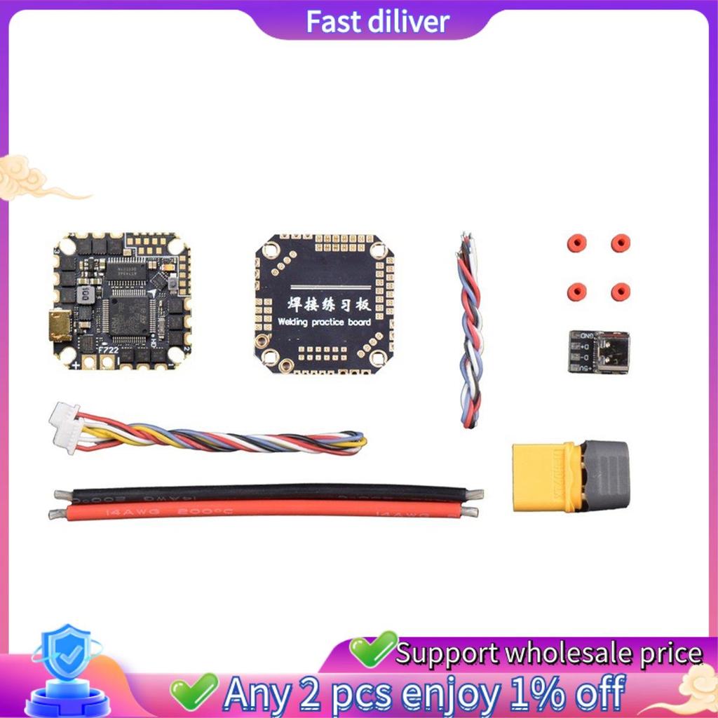 GHF722AIO-HD 40A AIO Baro OSD F722 Flight Controller BLHELIS 40A 4in1 ESC 2-6S สําหรับ FPV Freestyle