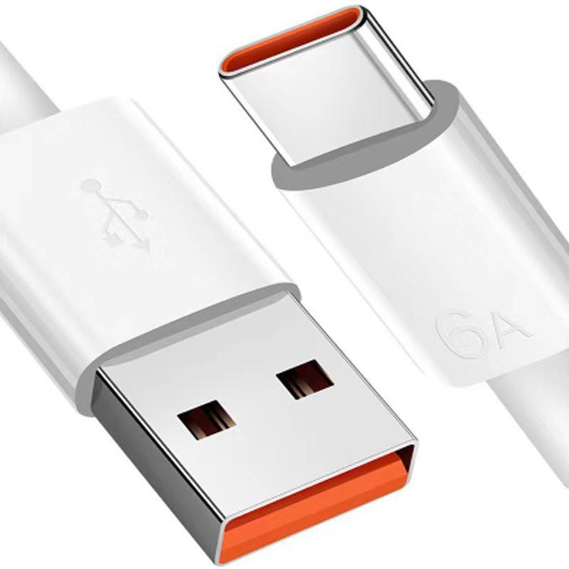 BBTH 1/1.5mile 6A 66W USB Type-c Super Fast Charge Cable สําหรับ Huawei Vary