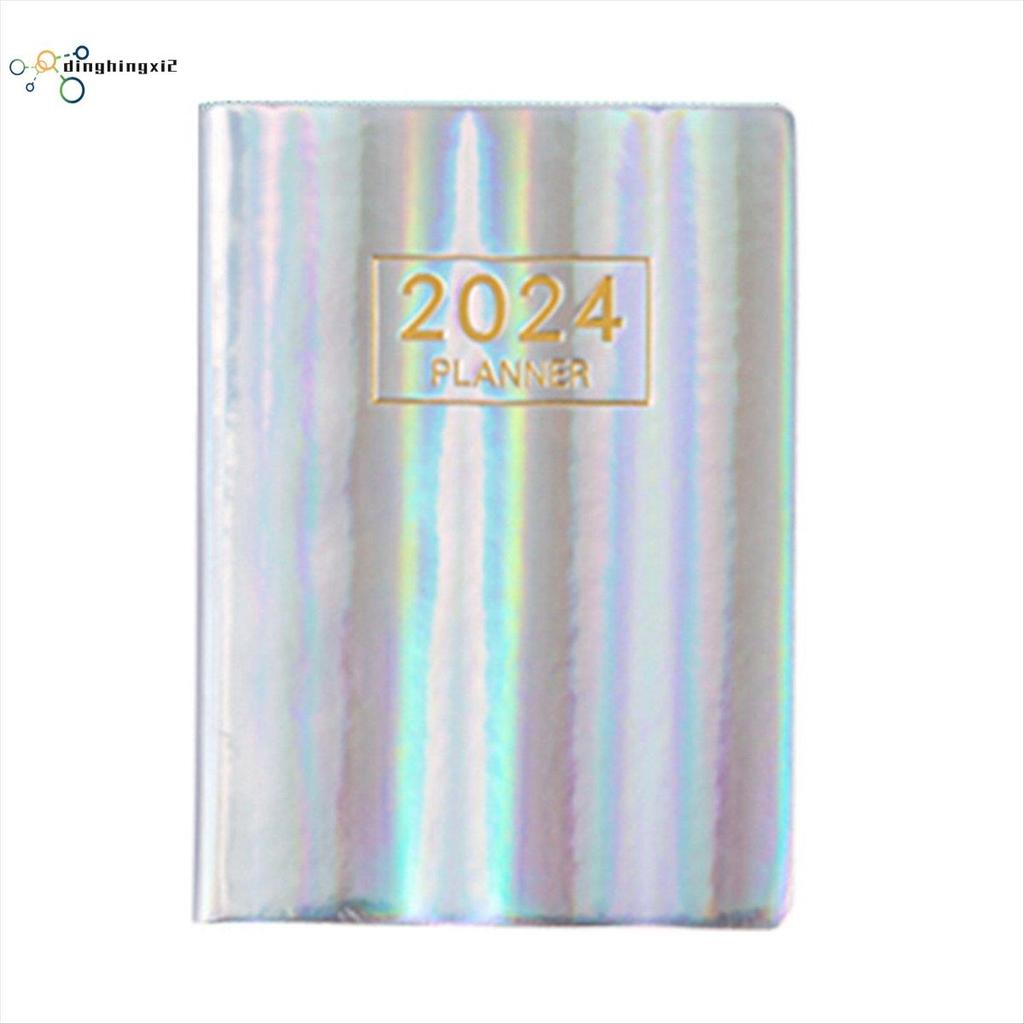 2024 Appointment Book & Planner A7 English Planner ม.ค. 2024 - ธ.ค. 2024, Daily Hourly Planner 2024,