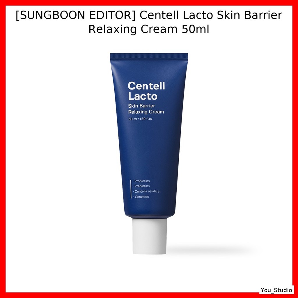 [SUNGBOON EDITOR] Centell Lacto Skin Barrier Relaxing Cream 50ml / ครีมบํารุงผิวเกาหลี / สิ่งกีดขวาง