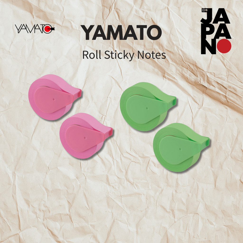 Yamato Cutter Roll Sticky Notes Tape Orange 2 Pack TF-15-ORN2  
Yamato Cutter Roll Sticky Notes Tape Lemon 2 Pack TF-15-LEN2  
Yamato Cutter Roll Sticky Notes Tape Lime 2 Pack TF-15-LIN2  
Yamato Cutter Roll Sticky Notes Tape Rose 2 Pack TF-15-RON2