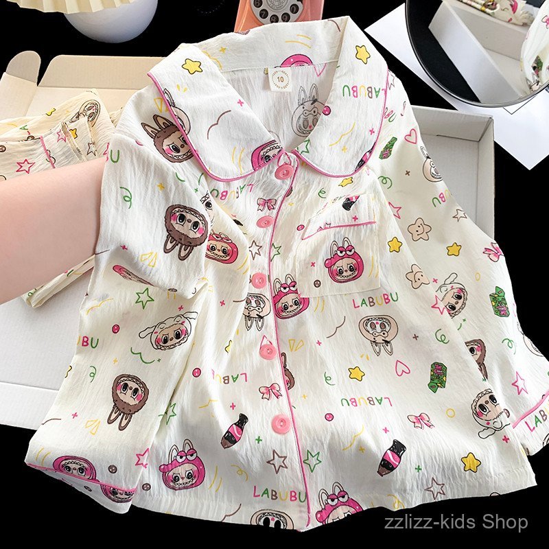 ชุดนอนเด็กแขนยาวลายคลาวด์ ทำจากผ้าฝ้ายคุณภาพ เหมาะสำหรับทารกจนถึงเด็กโต - รูปที่ 2