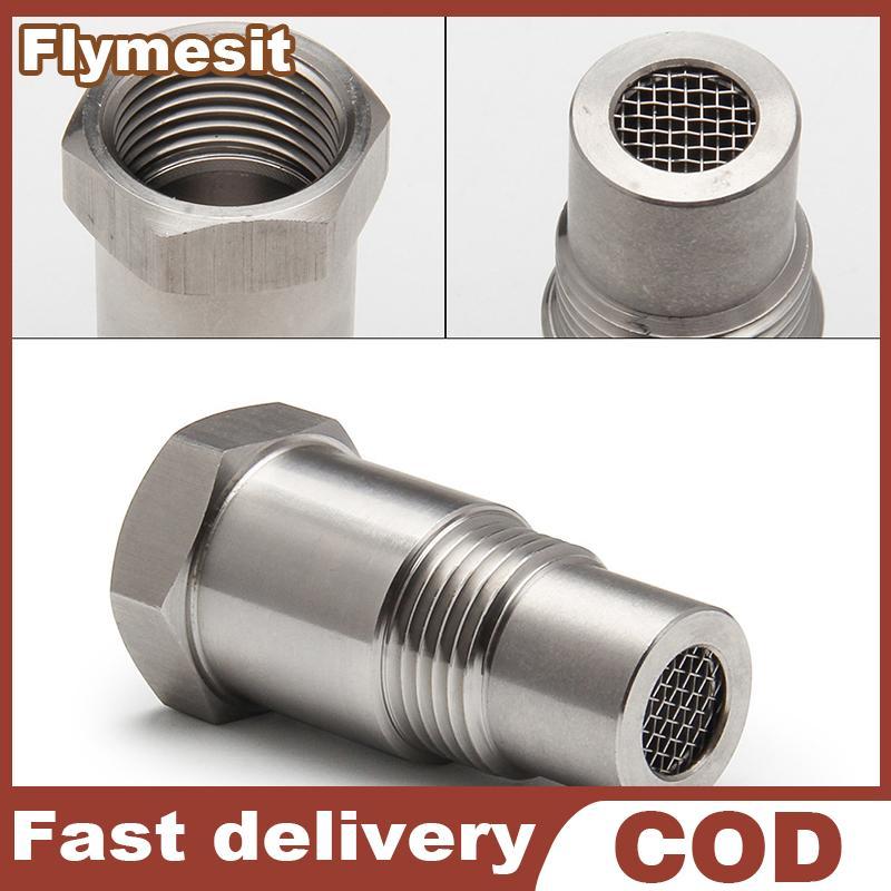 Flymesit Oxygen O2 Sensor Spacer อะแดปเตอร์ Bung Catalytic Converter Fix Che เครื่องยนต์ Light EN