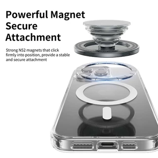 ROCK Boogie Magnetic Phone Holder /ที่วางด้ามจับโทรศัพท์มือถือแบบพับ /แรงแม่เหล็กสูง /ใช้ได้กับโทรศัพท์มือถือทุกยี่ห้อ