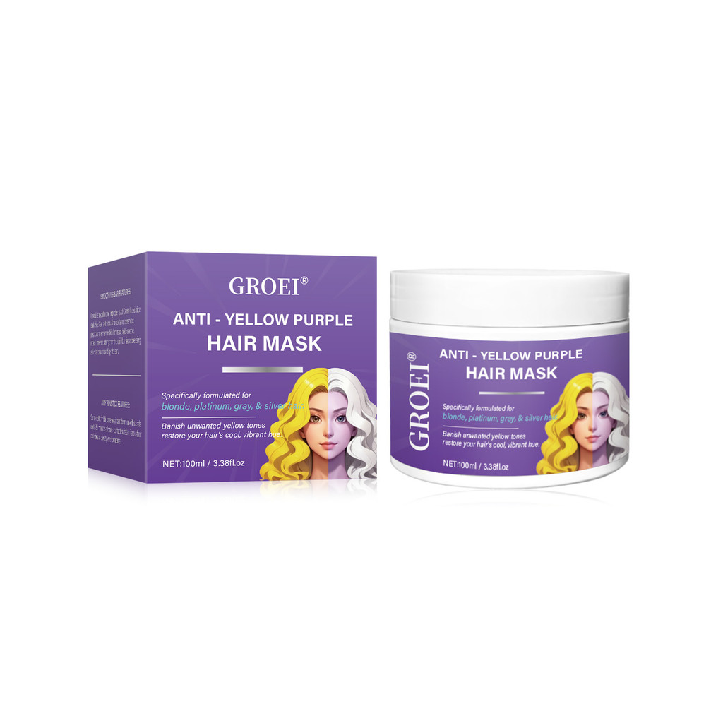 Cross-Border GROEI Nourishing Care Repair Hair Silky Smooth Care Hair Shining Moisturizing Hair Mask