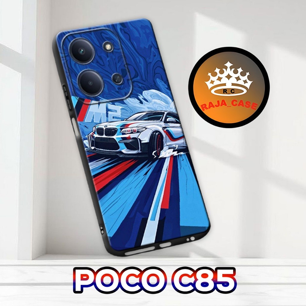 Rc29/ POCO C85 glass softcase - Mens Motif - เคส POCO C85 - POCO C85 Casing - POCO C85 silicone cool