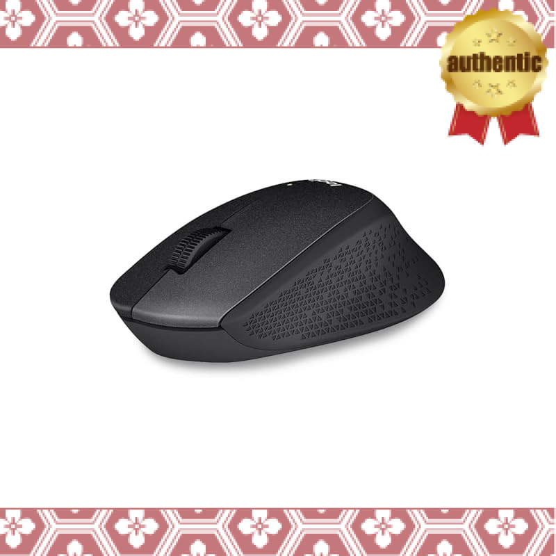 (Black, M330) - Logitech M330 Silent Plus Wireless Mouse (USB compatible with Windows/Mac/Chrome OS/