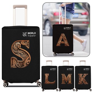 ผ้าคลุมกระเป๋าเดินทางสีดำ V ตัวป้องกันกระเป๋าเดินทาง 20-30 น…