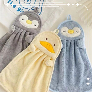 ผ้าเช็ดมือการ์ตูนน่ารัก กํามะหยี่ขนนิ่ม ลายสัตว์น่ารัก ดูดซั…