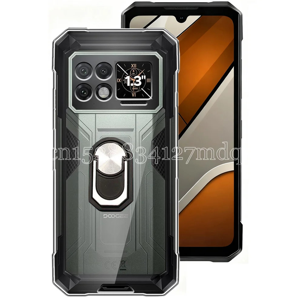 ที่วางแหวนสําหรับ Doogee S200 Max กันกระแทก Soft TPU Kickstand สําหรับ Doogee S200 Max