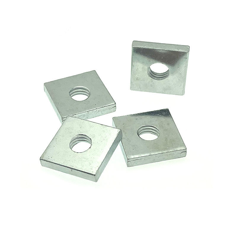 น็อตสี่เหลี่ยม น็อตสี่เหลี่ยม/น็อตสี่เหลี่ยม น็อตบางสี่เหลี่ยม M3M4M5M6M8M10 น็อตสี่เหลี่ยม TR1S