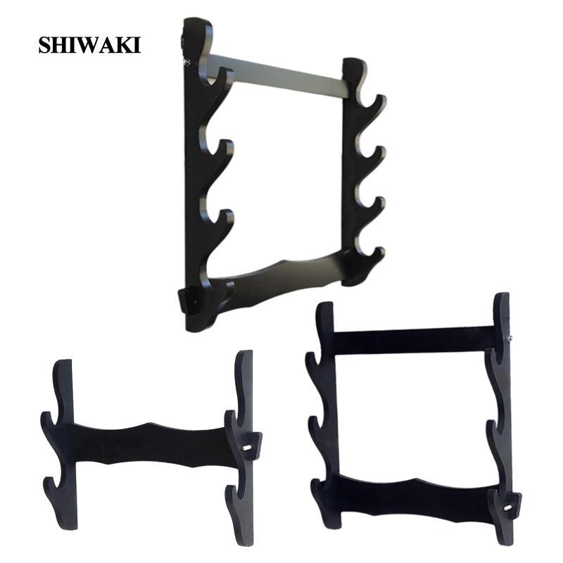 [คลังสินค้าพร้อม] Samurai Sword Stand Rack Wall Mount Bracket Support Japanese Samurai Sword