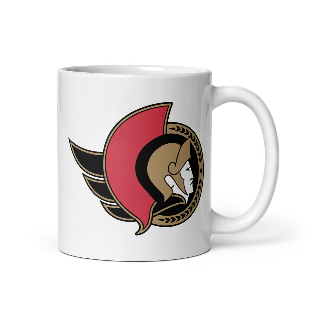 คูลเลอร์คิง  Ottawa Senators NHL Hockey V1 แก้วกาแฟ 11 -15 ออนซ์  เหมาะสำหรับชา กาแฟ และของขวัญ ของท