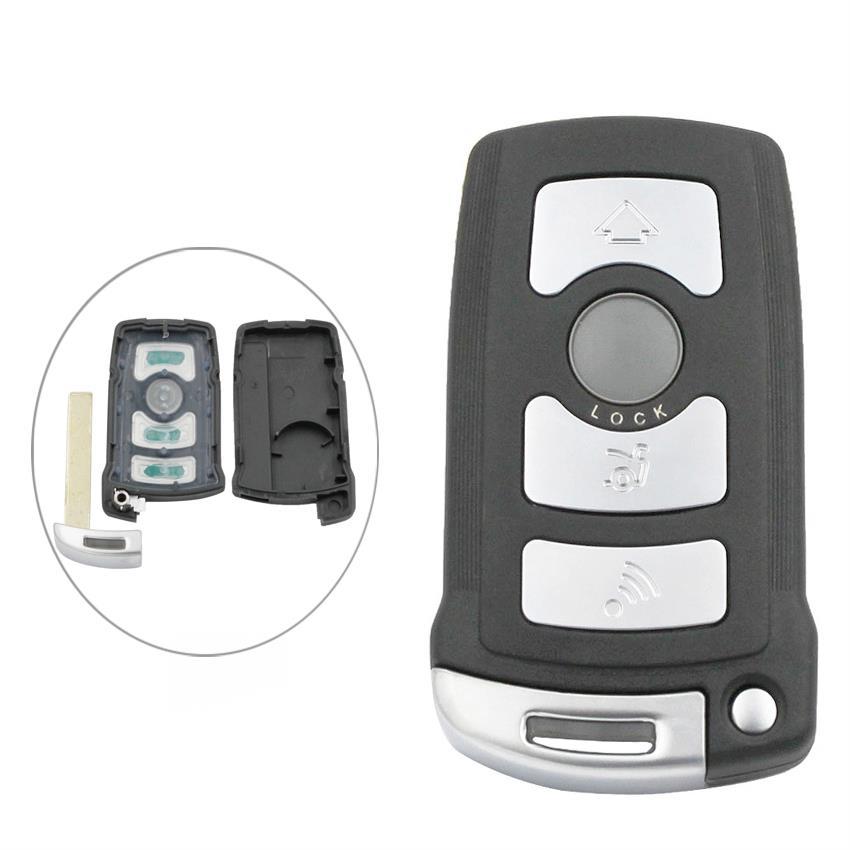 LAIFU 4 ปุ่ม Fob กรณีเปล่า Fob สําหรับ Bmw 7 Series E65 E66 E67 E68 Remote Key Shell