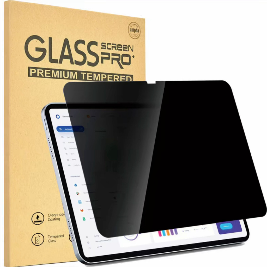 SAMSUNG ตัวป้องกันหน้าจอความเป็นส่วนตัวสําหรับSamsung Tab T220 T225 A8 10.5 A9 + S7 S8 S9 S10 FE 10.9 11 9H Tempered