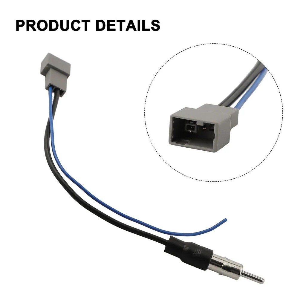 1PCS สายไฟสเตอริโอวิทยุ AM เสาอากาศ FM อะแดปเตอร์สายเคเบิลสําหรับ Honda สําหรับ Civic สําหรับ Mazda 