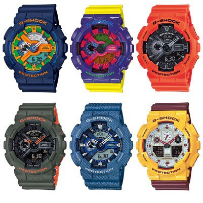 UMIMI G-Shock GA-110, GA-100, หายาก, Discontinued, ประกันร้าน, สินค้าแท้ 100% (GA-110FC-2A, GA-110LN