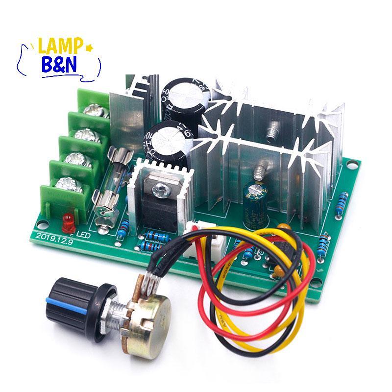 [B&N] DC 10-60V Motor Speed Control Regulator PWM Motor Speed Controller Switch 20A [ใหม่]