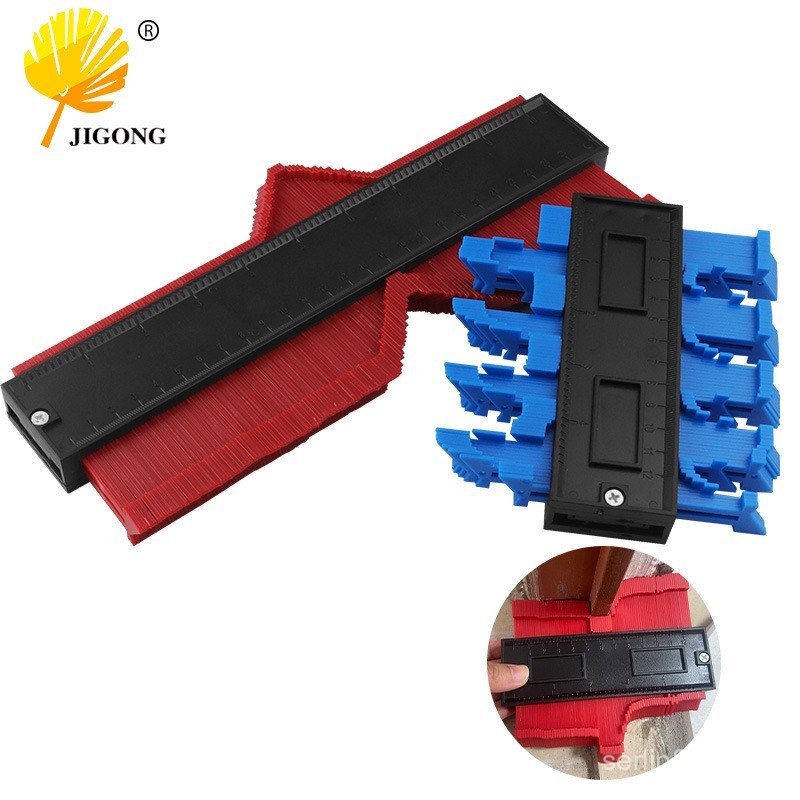 ใหม่ Profile Gauge พลาสติกไม่สม่ําเสมอ Contour Gauge Arc ไม้บรรทัด Contour Gauge Arc Shaper NXA4