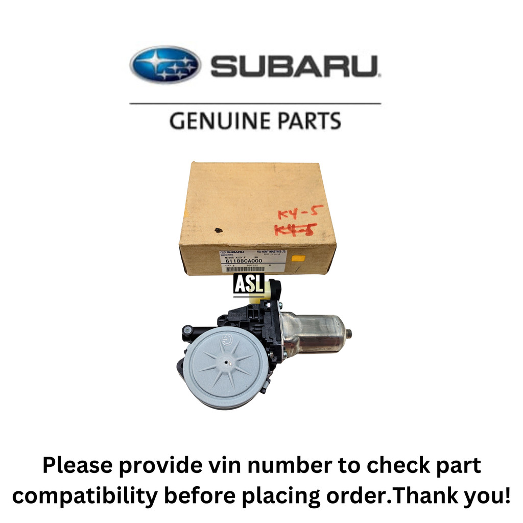 Subaru BRZ ZC6 มอเตอร์หน้าต่างไฟฟ้า 6188CA000 6188CA010 Toyota GT86